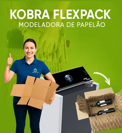 Modeladora de papelão KOBRA FlexPack