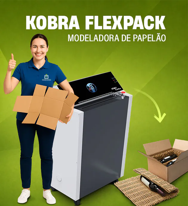 Modeladora de papelão KOBRA FlexPack