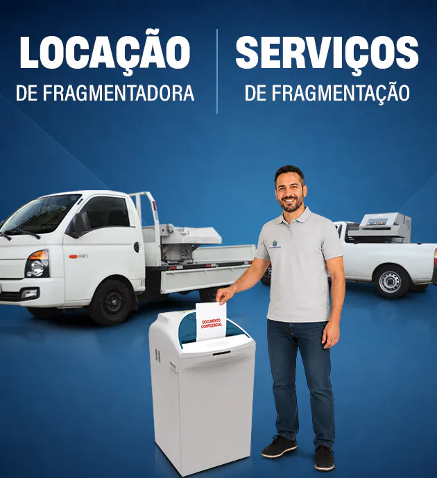 Serviço de fragmentação e locação de fragmentadoras