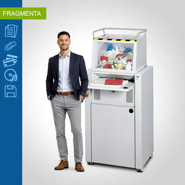 Fragmentadora de papel industrial IDEAL 4605