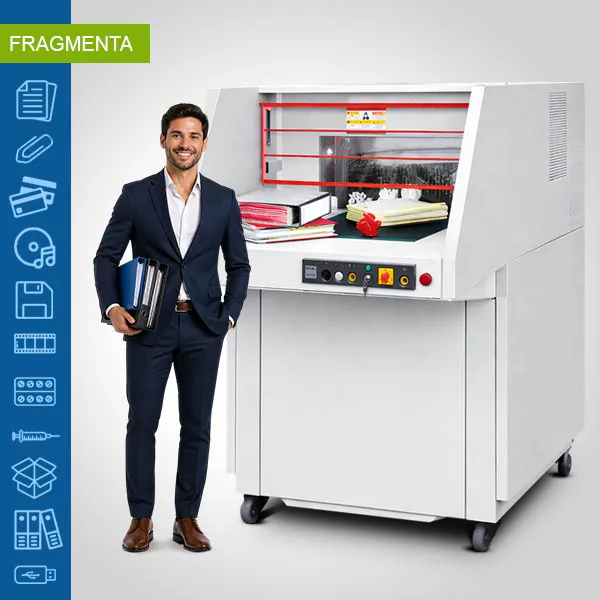 Fragmentadora de papel industrial IDEAL 5009