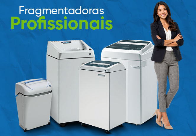 Fragmentadoras profissionais e industriais para empresas